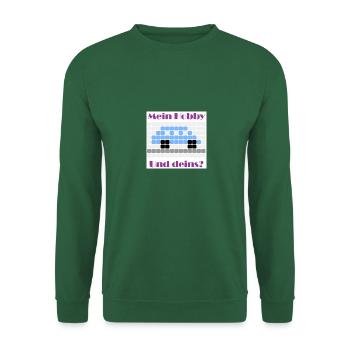 mein hobby auto - Unisex Pullover - Grün - Vorne