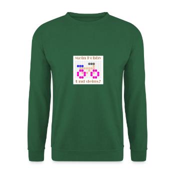 mein hobby fahrrad - Unisex Pullover - Grün - Vorne