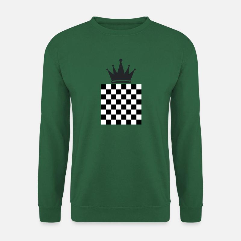 Schach König - Unisex Pullover - Grün