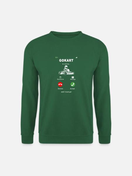 Gokart is calling - Unisex Sweatshirt - green