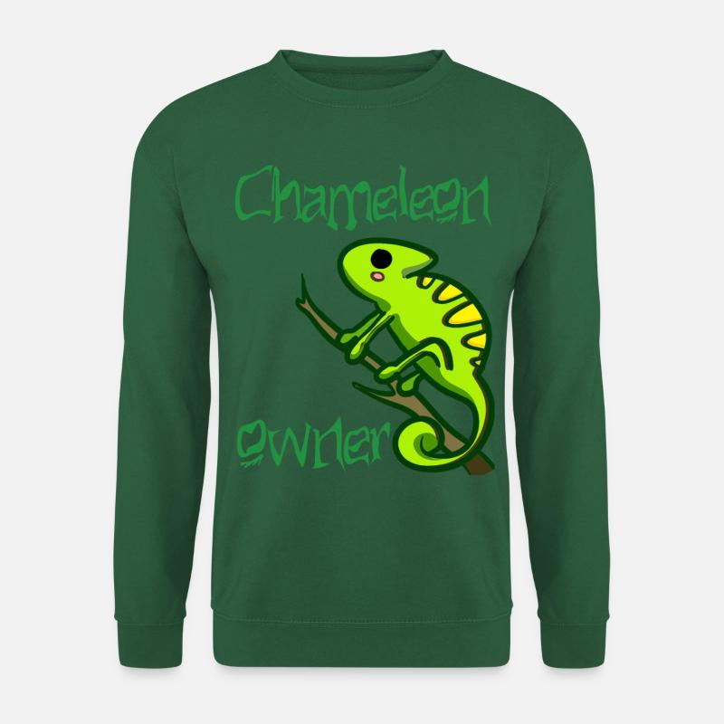 chameleon owner - Unisex Pullover - Grün