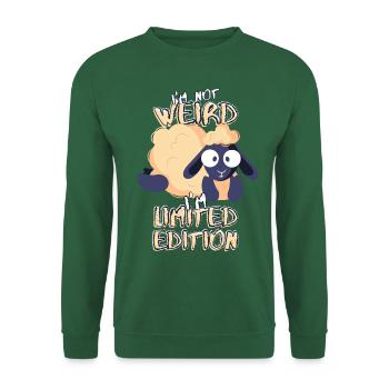 Süßes Cartoon Schaf - Limited Edition - Spruch - Unisex Pullover - Grün - Vorne