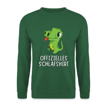 Offizielles Schlafshirt - Süßer Baby Aligator - Unisex Pullover - Grün - Vorne