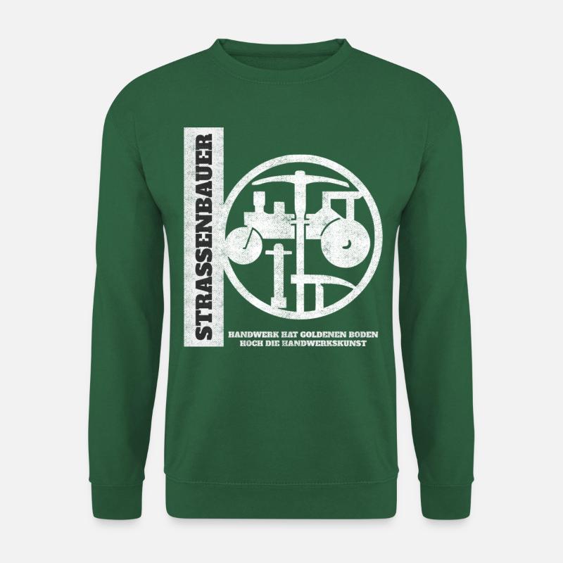 Straßenbau Handwerk Straßenbauer - Unisex Pullover - Grün