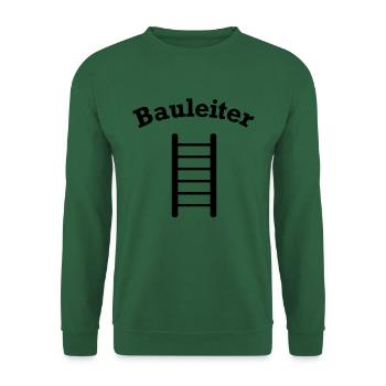 Bauleiter Outfit Handwerker - Unisex Pullover - Grün - Vorne