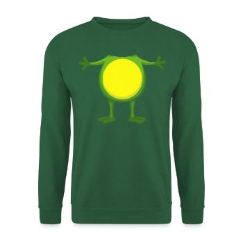 Grüner Frosch Kröte Fasching Karneval Kostüm - Unisex Pullover - Grün - Vorne