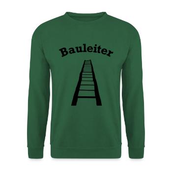 lustiges Bauleiter Baustellen Zubehör - Unisex Pullover - Grün - Vorne