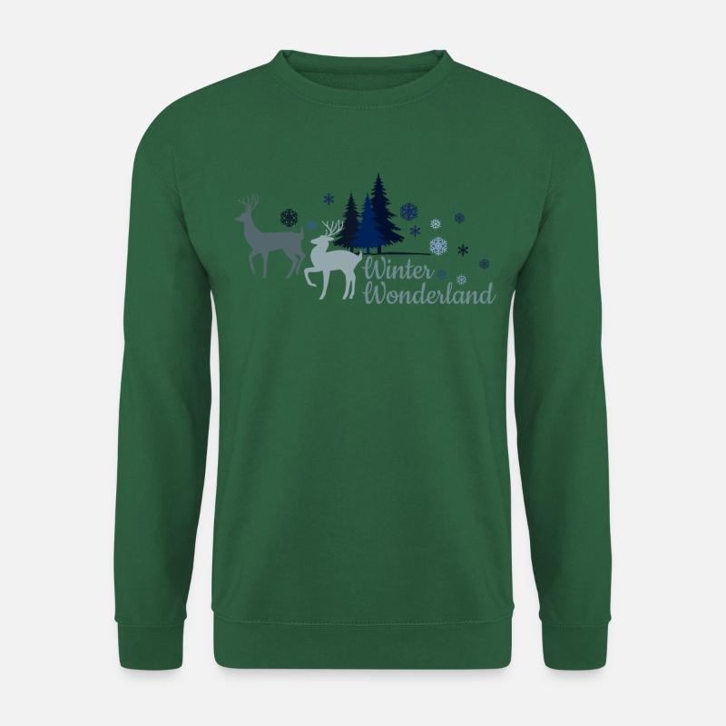 Winterwunderland_Weihnachten - Unisex Sweatshirt - green
