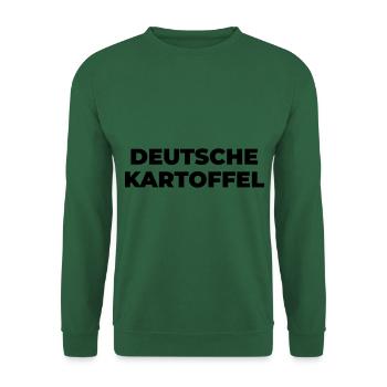 Deutsche Kartoffel - Unisex Pullover - Grün - Vorne