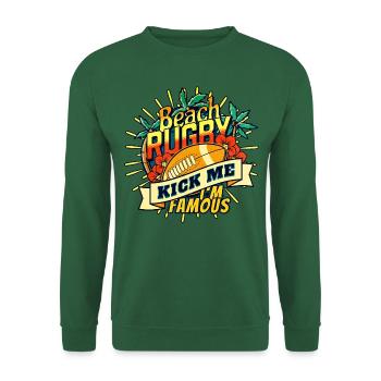 BEACH RUGBY - KICK ME - Unisex Sweatshirt - green - Front