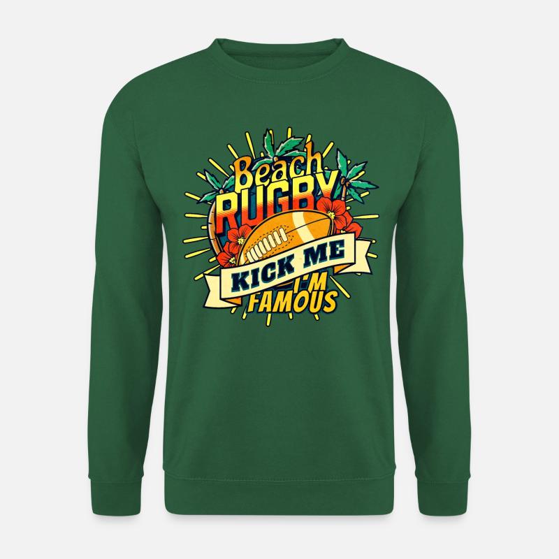 STRAND-RUGBY - KICK ME - Unisex Pullover - Grün