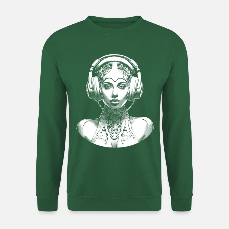 Fans électro : révolution du maillot musical - Sweat-shirt Unisexe - vert foncé