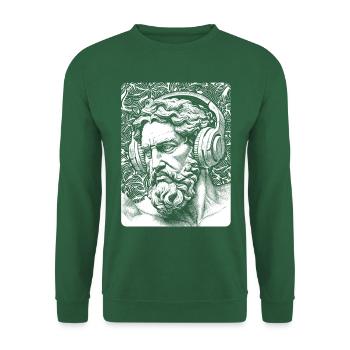 Zeus Shirt: This is where myth and music merge. - Unisex Sweatshirt - green - Front