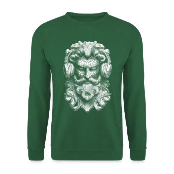 Chemise dans le style hip-hop mythologique-divin. - Sweat-shirt Unisexe - vert foncé - Devant