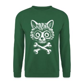 Cat Pirate Adventure: Rebellious Style - Unisex Sweatshirt - green - Front