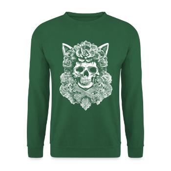 Symbole enthüllt: Magisches Rock-Metall-Shirt - Unisex Pullover - Grün - Vorne