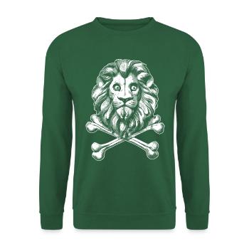 Safari Adventure: Proud Lion on Your Shirt - Unisex Sweatshirt - green - Front