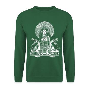 Spiritual Meditation Vibes T-Shirt - Unisex Sweatshirt - green - Front