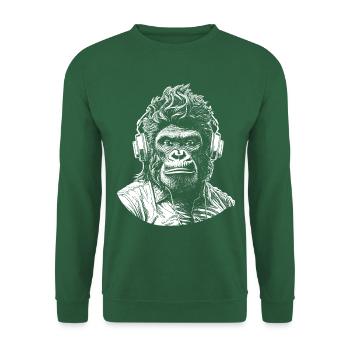 T-shirt urbain Gorilla Groove avec touche hip-hop - Sweat-shirt Unisexe - vert foncé - Devant