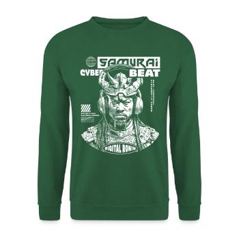 Samurai Tech : T-shirt musical pour les fans de science-fiction - Sweat-shirt Unisexe - vert foncé - Devant