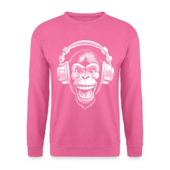 Chemise cool chimpanzé : style streetwear urbain - Sweat-shirt Unisexe - rose - Devant