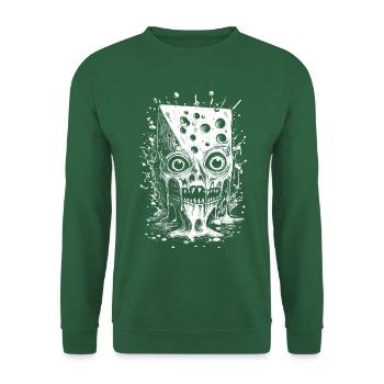Swiss Cheese Fright Shirt: Raclette Trip - Unisex Sweatshirt - green - Front