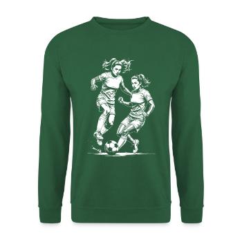 Football in view! Shirt for your women's team - Unisex Sweatshirt - green - Front