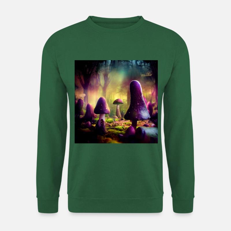 Mushroom forest - Unisex Sweatshirt - green