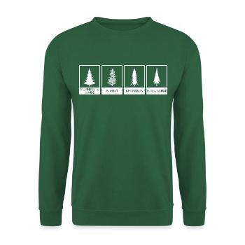 Oh Tannenbaum Oh Tannenbaum_Weihnachten - Unisex Pullover - Grün - Vorne