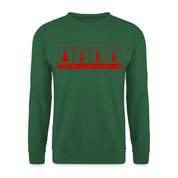 Oh Tannenbaum Oh Tannenbaum_Weihnachten - Unisex Pullover - Grün - Vorne