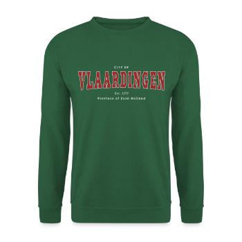 Vlaardingen - Sweat-shirt Unisexe - vert foncé - Devant