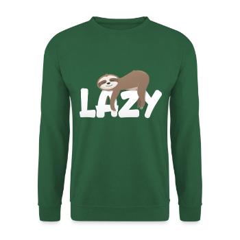 Lazy Sloth - Unisex Sweatshirt - green - Front