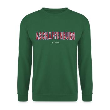 Aschaffenburg - Unisex Pullover - Grün - Vorne