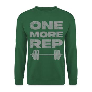Weight Lifting Push Yourself Bodybuilding Gym - Unisex Sweatshirt - green - Front