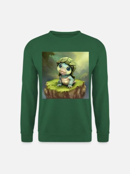 Entzückende Baby-Schildkröte Fancy - Unisex Pullover - Grün