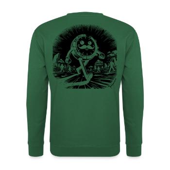 Mr. Breitgrin - Noir (sans cadre) - Sweat-shirt Unisexe - vert foncé - Dos