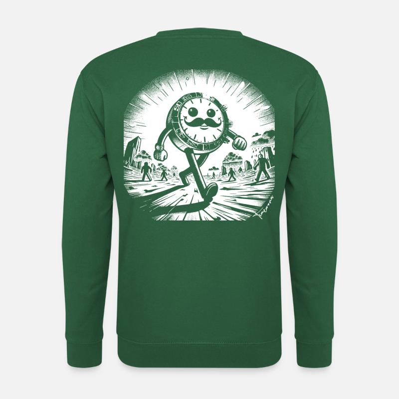 Mr. Breitgrin - Weiß (Kein Rahmen) - Unisex Pullover - Grün