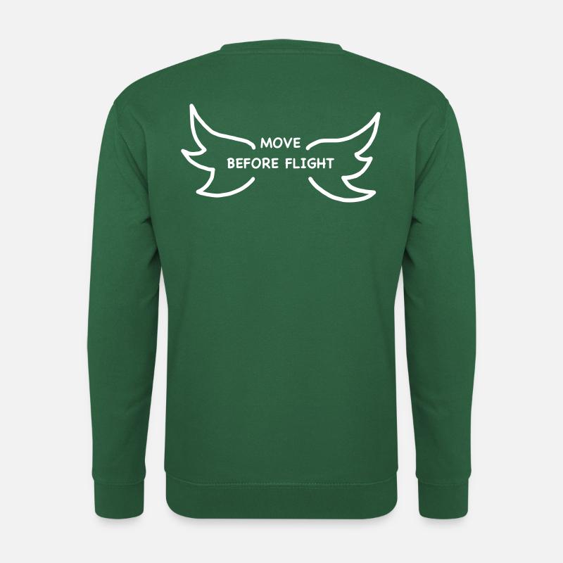 iYpsilon MOVE BEFORE FLIGHT - Unisex Sweatshirt - green