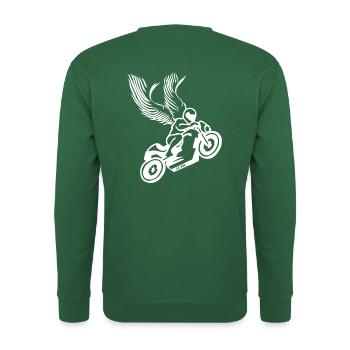 Moto Ange Gardien - Sweat-shirt Unisexe - vert foncé - Dos