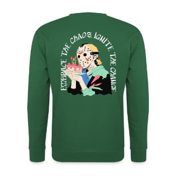 vendredi 13 motivation by Jason - Sweat-shirt Unisexe - vert foncé - Dos
