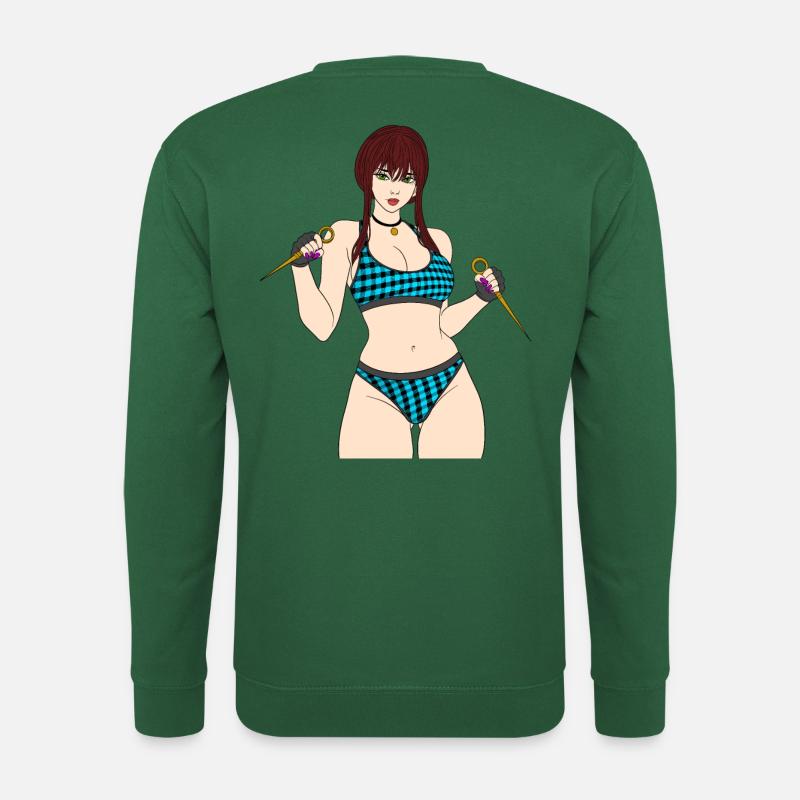 Ninja Frau - Unisex Pullover - Grün