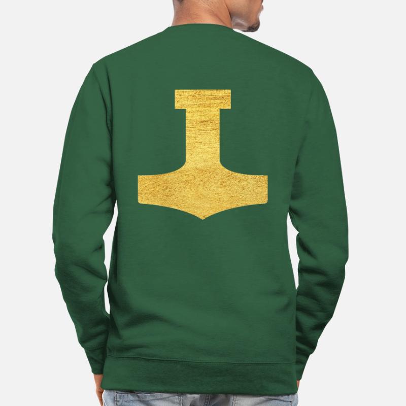 Mjölnir Schutzsymbol Mjölnir Thors Hammer Unisex Pullover