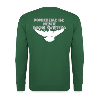 Receive Comforter - Polish - Unisex Sweatshirt - green - Back