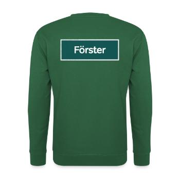 Förster - Unisex Pullover - Grün - Hinten