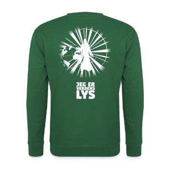 Licht der Welt - Norwegisch - Unisex Pullover - Grün - Hinten