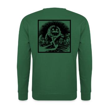 Mr. Breitgrin - Schwarz - Unisex Pullover - Grün - Hinten