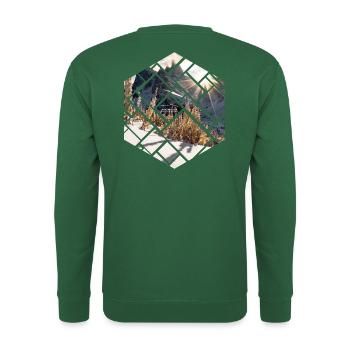 Dolomites Seceda Paysage hivernal - Sweat-shirt Unisexe - vert foncé - Dos