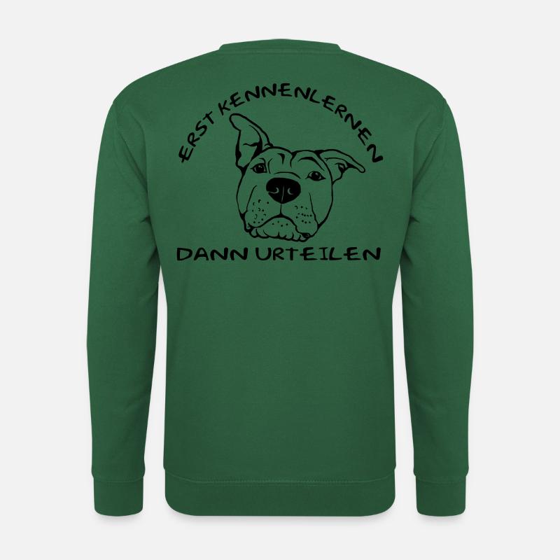 Erst Kennenlernen - Dann Urteilen - Unisex Pullover - Grün