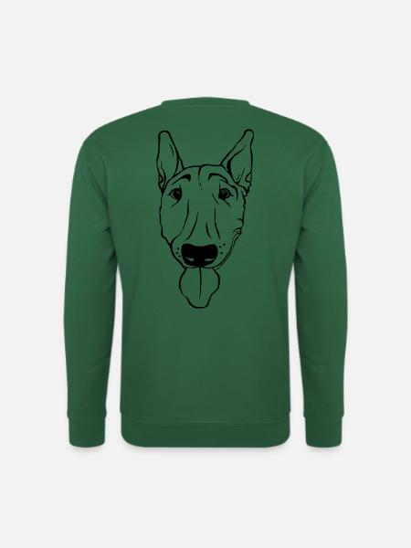bull terrier - Unisex Sweatshirt - green