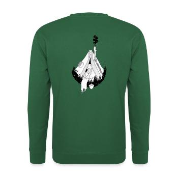Camping - Sweat-shirt Unisexe - vert foncé - Dos